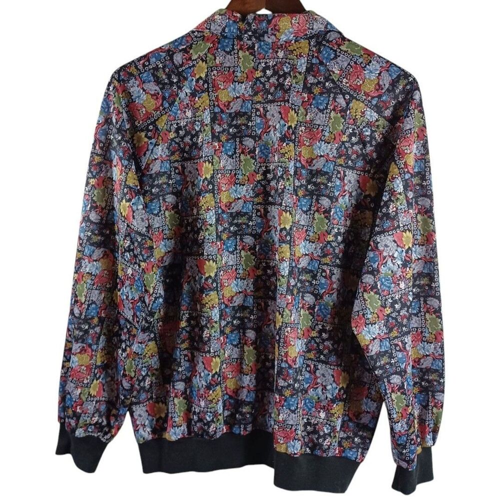 Vtg John Abbott Large Patchwork Floral Pullover C… - image 7